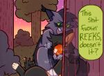 ambiguous_gender bodily_fluids breath curling_toes domestic_cat dominant drool_on_feet drooling english_text fan_character feet felid feline felis feral foot_fetish foot_focus foot_on_face foot_sniffing forced forced_sniffing freckledcoat hi_res hindpaw mammal nose_to_foot panting pawpads paws pinned profanity restrained restraints saliva saliva_string shaking smelly smelly_feet sniffing sweat text toes warriors_(book_series)