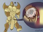 4:3 animal_humanoid annoyed anthro arm_spikes arthropod arthropod_humanoid ball_squeeze balls_eating barazoku beetle big_muscles canid canine castration cheesecake_(joyhouser) cock_and_ball_torture eating_genitalia exoskeleton feet flaccid genital_mutilation genital_torture genitals group hi_res huge_muscles humanoid hyper hyper_genitalia insect insect_humanoid inside_balls inside_penis internal joyhouser macro male mammal micro micro_in_penis muscular muscular_male mutilation oblivious penile penis shoulder_spikes size_difference smaller_pred spikes spikes_(anatomy) urethral walking yellow_body