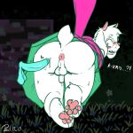 1:1 4_toes anthro anus arms_tied backsack ball_tuft balls blue_penis blush bodily_fluids bound bovid butt butt_focus caprine darkner deltarune disembodied_penis duo eyewear feet fur genital_fluids genitals glasses goat horn human in_the_air kris_dreemurr leaking leaking_precum lightner male male/male mammal paul_0w0 pawpads paws penis pink_anus pink_pawpads precum questionable_consent ralsei rear_view size_difference solo toes tuft undertale_(series) wearing_glasses white_body white_fur