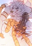 2026 anthro anthro_on_anthro anthro_penetrated anthro_penetrating anthro_penetrating_anthro biped breasts butt canid canine claws countershade_torso countershading digital_drawing_(artwork) digital_media_(artwork) duo felid female female_penetrated fingers fur hair male male/female male_penetrating male_penetrating_female mammal nude nude_anthro nude_female nude_male pantherine penetration sex smile spefides stripes tail tiger tongue