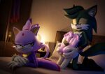3d_(artwork) 5_toes absurd_res anthro barefoot bed bedroom bedroom_eyes blaze_the_cat bottomwear canid canine clothing digital_media_(artwork) duo eyelashes fan_character feet feetymcfoot felid feline female foot_fetish foot_focus foot_grab foot_play footjob forehead_gem fox fur furniture gem gloves green_body green_fur grey_bottomwear grey_clothing grey_pants hair handwear hi_res humanoid_feet lamp legs_up looking_back looking_pleasured lying male male/female mammal narrowed_eyes orange_eyes pants plantigrade ponytail purple_body purple_clothing purple_fur purple_robe robe seductive sega sex smile soles sonic_the_hedgehog_(series) tail tan_eyelids toes wrinkled_feet wrinkles