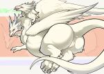 2_heads 2_horns 4_toes absurd_res anus belly belly_focus beverage big_belly big_butt blue_eyes blush bodily_fluids butt butt_focus claws digestion digitigrade dragon english_text enjoying european_mythology feathered_wings feathers feet female feral finger_claws fnly_fez frozen_moon fur furred_dragon furred_scalie genital_fluids genitals greek_mythology green_eyes hi_res horn horn_jewelry horn_ring huge_belly huge_butt hydra jewelry looking_pleasured lying multi_head mythological_creature mythological_scalie mythology open_mouth paws red_blush red_vulva ring_(jewelry) scalie shy simple_background smile solo spread_wings squirming tea text toe_claws toes tongue tongue_out vaginal_fluids vore vulva western_dragon wings