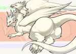2_heads 2_horns 4_toes absurd_res anus beverage big_butt blue_eyes blush bodily_fluids butt butt_focus claws digitigrade dragon european_mythology feathered_wings feathers feet female feral finger_claws fnly_fez frozen_moon fur furred_dragon furred_scalie genital_fluids genitals greek_mythology green_eyes hi_res horn horn_jewelry horn_ring hydra jewelry lying multi_head mythological_creature mythological_scalie mythology open_mouth paws red_blush red_vulva ring_(jewelry) scalie shy simple_background smile solo spread_wings tea toe_claws toes tongue tongue_out vaginal_fluids vulva western_dragon wings