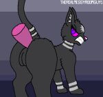 anal anal_penetration animated animated_gif anus bared_teeth black_body butt cat-sith celtic_mythology clenched_teeth digital_media_(artwork) dildo dildo_in_ass dildo_insertion european_mythology felid feline female female_feral feral genitals grey_anus grey_body grey_stripes hi_res mammal mythological_creature mythological_feline mythology object_in_ass penetration pink_dildo pink_nose pixel_(artwork) pixel_animation presenting presenting_anus presenting_hindquarters presenting_vulva pupils purple_eyes raised_tail sex_toy sex_toy_in_ass sex_toy_insertion short_playtime silver_(metal) silver_ring slit_pupils solo stripes tail teeth therealmessyroomguy1 vulva watermark