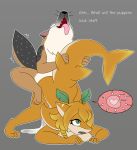 anthro aquatic bodily_fluids canid canine canis claws cum cum_in_vagina cum_inside duo english_text excessive_cum excessive_genital_fluids female fish genital_fluids hi_res jackal male male/female mammal ovum pencil_bolt sex shark sperm_cell text tongue tongue_out vulkal_(pencil_bolt)