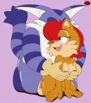 all_fours ambiguous_penetration anthro archie_comics areola big_the_cat blue_eyes breast_grab breasts brown_body brown_fur chipmunk clothing digital_media_(artwork) doggystyle domestic_cat duo feet felid feline felis female female_penetrated from_behind_position fur groping_from_behind ground_squirrel hair half-closed_eyes hand_on_breast handwear happy_slave hi_res ladycherrybomba larger_male looking_back looking_pleasured male male/female male_penetrating male_penetrating_female mammal medium_breasts narrowed_eyes nude obscured_penetration obscured_sex one_eye_closed open_mouth open_smile penetration purple_body purple_fur red_hair rodent sally_acorn sciurid sega sex simple_background size_difference smaller_female smile sonic_the_hedgehog_(archie) sonic_the_hedgehog_(comics) sonic_the_hedgehog_(series) tail teeth three-quarter_view tongue