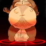 anthro arm_hair balls belly belly_hair big_balls body_hair canid canine canis domestic_dog faceless genitals growth hairy hairy_balls hi_res huge_balls inflation kneeling male mammal moobs navel nipples nude occult_symbol overweight pentacle pregnant pregnant_male ritual shiba_inu signature solo spitz symbol taiko_toroki testicular_pregnancy unusual_pregnancy