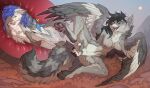 2026 anthro areola biped black_hair blep blue_hair bodily_fluids breasts canid chest_tuft claws clitoral_hood clitoris countershade_torso countershading cutaway digital_drawing_(artwork) digital_media_(artwork) digitigrade duo enfield feathered_wings feathers feet female female/female fingers fluffy fluffy_tail fur gabriel_serealia genital_fluids genitals grey_body grey_fur hair hand_on_face hioshiru humanoid_genitalia humanoid_vulva hybrid internal living_insertion lying mammal masturbation micro multicolored_body multicolored_feathers multicolored_fur nipples north_(gabriel_serealia) nude nude_anthro nude_female on_side open_mouth outside pawpads paws pink_nipples pink_pawpads sasha_(vultu2e) size_difference smile spread_legs spreading tail talon_hands teeth toes tongue tongue_out tuft unbirthing vagina_holding_torso vaginal vaginal_fluids vaginal_masturbation vore vulva white_body white_fur wings yellow_eyes