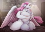 anthro autotitfuck balls bed big_balls big_breasts big_penis bodily_fluids breast_play breasts chikiota dragon foreskin furniture genital_fluids genitals gynomorph huge_balls huge_breasts huge_penis hyper hyper_balls hyper_genitalia hyper_penis intersex looking_pleasured masturbation mythological_creature mythological_scalie mythology penile penile_masturbation penis precum scalie solo spinel_(waveshine)