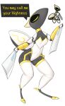 animal_humanoid arthropod arthropod_abdomen arthropod_humanoid black_body blade_arm breasts choker cleavage clothed clothing colored digital_media_(artwork) digitigrade female fluffolio full-length_portrait gold_(metal) gold_choker gold_jewelry gold_necklace golden_markings hi_res humanoid insect insect_humanoid jewelry legwear leotard machine mechanoid necklace portrait pose rimworld robot robot_humanoid scyther_(rimworld) simple_background slim solo strapless_clothing strapless_leotard thigh_highs weapon_arm white_clothing white_legwear white_leotard white_thigh_highs yellow_eyes