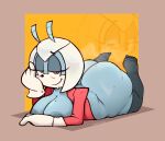 antennae_(anatomy) anthro arthropod beetle big_breasts big_butt breasts butt female huge_butt idw_publishing insect inspectormcpig jewel_the_beetle looking_at_viewer nipples pink_eyes sega solo sonic_the_hedgehog_(comics) sonic_the_hedgehog_(idw) sonic_the_hedgehog_(series)