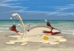 absurd_res after_vore aquatic beach bodily_fluids cetacean commerson's_dolphin cum cum_inside cum_vore digestion dolphin ejaculation excessive_genital_fluids excessive_vaginal_fluids female feral genital_fluids genitals heart_on_belly hi_res jewelry mammal oceanic_dolphin psyren_(psyrensong) psyrensong sand sea solo tail toothed_whale vaginal vaginal_fluids vaginal_squirting vore vulva water