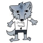 1:1 alfa_(the_sigmas_rising) alpha_channel anthro blue_body blue_fur bottomwear canid canine canis clothing feet fur gradient_fur grey_bottomwear grey_clothing grey_shorts male mammal print_clothing print_shirt print_t-shirt print_topwear shirt shorts solo t-shirt the_sigmas_rising topwear white_clothing white_shirt white_t-shirt white_topwear wolf