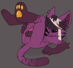 animal_genitalia animal_penis anthro anus balls bandage black_sclera butt domestic_cat ear_piercing felid feline feline_genitalia feline_penis felis genitals male mammal pachi_rizuu penis piercing presenting presenting_anus presenting_hindquarters presenting_pawpads solo theo_(g1gglebug)