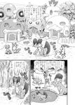  amphibian azumarill bayleef bellossom comic doujinshi ferret flora_fauna flower furret houses kirlia lagomorph lopunny mammal mustelid nintendo oshawott outside pachirisu partially_submerged plant pok&eacute;mon pokemoa pond rabbit rodent squirrel swampert swimming text translation_request video_games 