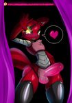  &lt;3 animatronic balls canine five_nights_at_freddy&#039;s fox foxy_(fnaf) girly glowing machine male mammal penis robot video_games white_crest 