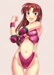  armpits blue_eyes boots breasts brown_hair corey_sniper corset digdug006 elbow_pads long_hair medium_breasts open_mouth smile solo wrestle_angels wrestle_angels_survivor wrestle_angels_survivor_2 wrestling_outfit 