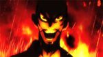  animated animated_gif fire flames laughing nobunagun 