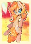  2017 blue_eyes cutie_mark equine eyelashes female feral friendship_is_magic hair mammal my_little_pony orange_hair pear_butter_(mlp) rariedash smile solo 