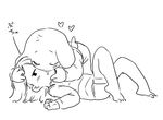  &lt;3 anthro asriel_dreemurr caprine chara_(undertale) child cub duo female fur goat holding_head human human_on_anthro interspecies kissing lying male male/female mammal on_back saliva semi undertale video_games white_fur young 