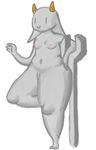  anonymous_artist breasts caprine female goat mammal nan_(nq) nan_quest nude simple_background slightly_chubby solo thick_thighs white_background 