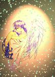  akazukin_chacha angel light purple_hair wings yakko 