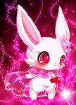  artist_request furry jewelpet rabbit red_eyes ruby_(jewelpet) smile 