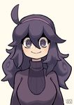  10s 1girl breasts hairband hex_maniac_(pokemon) long_hair npc_trainer pokemon pokemon_(game) pokemon_xy purple_eyes purple_hair smile solo watson 