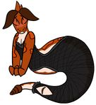  2017 animal_genitalia anthro blush cloaca clothing female flat_chested lingerie pussy reptile scalie snake solo trout_(artist) 