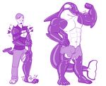  2017 5_fingers 5_toes abs anthro biceps big_muscles cetacean clothing growth hornbuckle human mammal marine monochrome muscle_growth muscular open_mouth open_smile orca pecs purple_and_white shocked signature simple_background sketch smile toes torn_clothing transformation whale white_background 