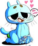  &lt;3 anal anal_masturbation anal_penetration anthro balls cartoon_network cat dildo feline gumball_watterson lemon_smoothie male mammal masturbation penetration penis sex_toy solo the_amazing_world_of_gumball 