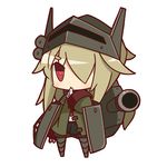  blonde_hair cannon chibi coat finger_to_mouth hair_over_one_eye helmet long_hair nuu_(nu-nyu) personification red_eyes simple_background solo t26e4_superpershing white_background world_of_tanks 