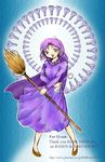  akazukin_chacha broom purple_hair standing yakko 