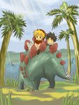  akazukin_chacha chacha hood riding shiine stegosaurus 