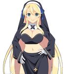  1girl breasts katsuragi_(senran_kagura) large_breasts nun senran_kagura solo tagme 