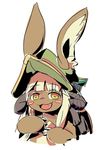  artist_request brown_eyes furry grey_hair made_in_abyss nanachi_(made_in_abyss) rabbit 