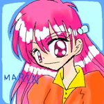  akazukin_chacha closed_mouth marin open_eyes pink_hair 