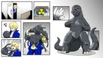  aji comic godzilla godzilla_(series) goo male nesise radiation_symbol rubber sequence struggling transformation 