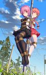  bondage fate/grand_order mash_kyrielight pantyhose rider_of_black_(fate/apocrypha) seifuku thighhighs tokinohimitsu trap 