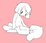  anthro asriel_dreemurr blush caprine chara_(undertale) child cowgirl_position cub cute duo female fur goat human human_on_anthro interspecies male male/female mammal nipples nude on_top pussy semi sex surprise undertale video_games white_fur young 