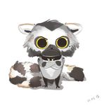  2015 :c antanariva anthro big_eyes chibi collar crossed_arms fur lemur looking_at_viewer male mammal primate solo standing toony 