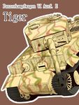  cannon caterpillar_tracks character_name dutch_angle english ground_vehicle hariyaa military military_vehicle motor_vehicle original simple_background tank tiger_i 