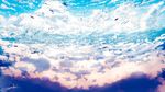  cloud cloudy_sky commentary day goroku highres no_humans original outdoors scenery signature sky 