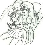  akazukin_chacha faint hand magical_princess sketch undressing 