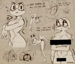 3_toes 4_fingers absurd_res accessory amphibian animate_inanimate anthro antrofart areola areola_slip artist_name avoiding_eye_contact bare_shoulders barefoot big_breasts bikini bikini_bottom bikini_thong blush blush_lines bow_ribbon breasts button_eye censor_bar censored censored_breasts censored_genitalia censored_vulva clothed clothed_anthro clothed_female clothing clown clown_makeup covering covering_breasts dialogue doll english_text eyebrows eyelashes eyeshadow feet female fingers fool's_hat frog glitch_productions group hair_accessory hair_bow hair_ribbon hat headgear headwear hi_res humanoid jax_(tadc) jester kaufmo_(tadc) lagomorph leporid line_art living_doll looking_at_viewer makeup male mammal membrane_(anatomy) navel notebook_paper_background nude nude_anthro nude_female one_eye_closed pomni_(tadc) pose rabbit ragatha_(tadc) ribbit_(tadc) ribbons sketch standing swimwear talking_to_another text the_amazing_digital_circus toes tongue tongue_out two-piece_swimsuit webbed_feet webbed_hands wide_eyed wink winking_at_viewer