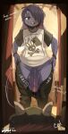 2026 2_horns 4_fingers absurd_res anthro armband artist_name asking_another balls big_butt big_ears big_penis black_bottomwear black_clothing black_pants bodily_fluids bottomwear bottomwear_down bovid brown_hair buckteeth butt cal_(mawmain) caprine church clothed clothing colored confession_booth darkened_balls darkened_genitalia darkened_penis dated detailed_background dialogue digital_drawing_(artwork) digital_media_(artwork) duo ears_down english_text erection femboy fingers genitals glans goat gradient_penis grey_horn hair hair_over_eye hi_res holding_bottomwear holding_clothing holding_object holding_pants horn huge_penis humanoid_genitalia humanoid_penis introducing_self jewelry lagomorph leporid long_ears male mammal mawmain name_in_dialogue necklace no_underwear nude open_mouth open_smile pants pants_down partially_clothed penis pink_glans pink_inner_ear pink_nose pivoted_ears pupils purple_balls purple_body purple_ears purple_eyes purple_hair rabbit shaded shirt signature small_horn smile solo_focus standing tail talking_to_another tan_body tan_ears tan_skin teeth text thick_thighs topwear white_clothing white_sclera white_shirt white_topwear wide_hips zeke_(mawmain)