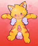 anal anal_orgasm anal_penetration animal_genitalia anon anonymous_character black_eyes blush blush_lines bodily_fluids breath confusion cum cum_drip cum_from_ass cum_in_ass cum_inside cum_while_penetrated disembodied_hand disembodied_penis domestic_cat dripping duo ejaculation emoji emoji_cat felid feline felis feral forced fur genital_fluids genitals grabbing_from_behind grey_body grey_skin hands-free heart_symbol human looking_pleasured male male/male mammal motion_lines open_mouth openfield08_(artist) orange_body orange_fur orgasm penetration penile penile_penetration penis rape sex simple_background striped_body striped_fur stripes yellow_body yellow_fur