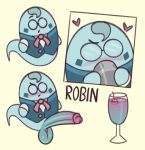 2026 alcohol balls beverage big_penis blue_balls blue_body blue_penis blush bodily_fluids bottomless champagne champagne_glass cherry clothed clothing container cup cutaway drinking_glass eyewear fellatio food fruit gemsum genitals ghost glass glass_container glass_cup glasses heart_symbol holding_penis huge_penis male model_sheet multiple_images opaque_glasses oral penile penis penis_in_mouth plant robin_(gemsum) saliva saliva_on_penis sex sex_shot simple_background small_but_hung solo spirit topwear topwear_only vest vest_only