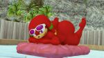 16:9 3d_(artwork) anthro barely_visible_genitalia barely_visible_penis bedroom_eyes big_butt bottom_heavy butt digital_media_(artwork) dreadlock_cuffs echidna eyewear eyewear_on_head femboy genitals hi_res huge_butt knuckles_the_echidna legs_up looking_at_viewer lying male mammal monotreme narrowed_eyes nude_male on_front palm_tree penis plant pool_float rock seductive sega smile smiling_at_viewer solo sonic_the_hedgehog_(series) sonico4ever sunglasses sunglasses_on_head swimming_pool thick_thighs tree wearing_sunglasses wide_hips widescreen