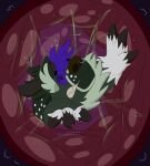absurd_res anthro anthro_pred bodily_fluids devourer_(razor_koopa) dragon dripping fangs foam goo_creature goo_dragon goo_drip guts hi_res horn inside_stomach larger_anthro larger_male larger_pred male male_pred muscular muscular_anthro muscular_male mythological_creature mythological_scalie mythology organs purple_body purple_flesh purple_insides purple_internal red_eyes saliva saliva_drip saliva_string scalie sharp_teeth size_difference slime soft_vore spiked_tail spikes spikes_(anatomy) stomach stomach_acid tail teeth vore wet willing_pred